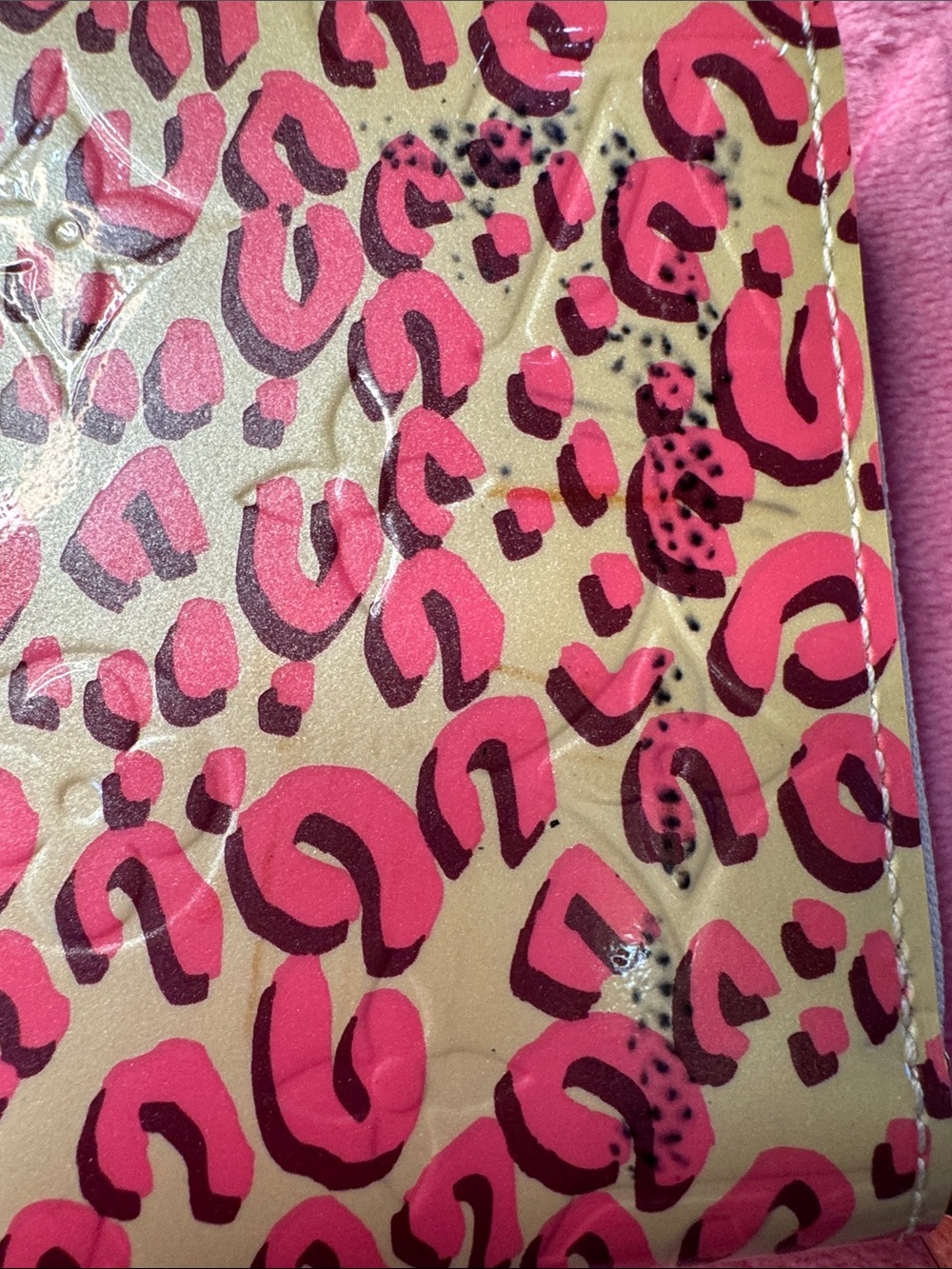 Louis Vuitton/Stephen Sprouse Leopard Vernis Zippy Wallet - Gold Hardware - EUC - Picture 11 of 12